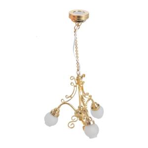 Living Room Ceiling Lamp Furniture Doll House Miniature Pretend Play Accessories Life Scene Role Play Hobby Collection