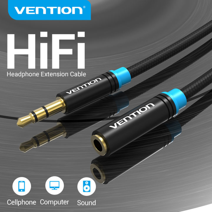 Vention 3.5mm Audio Extension Cable Jack Aux Male to Female Earphone