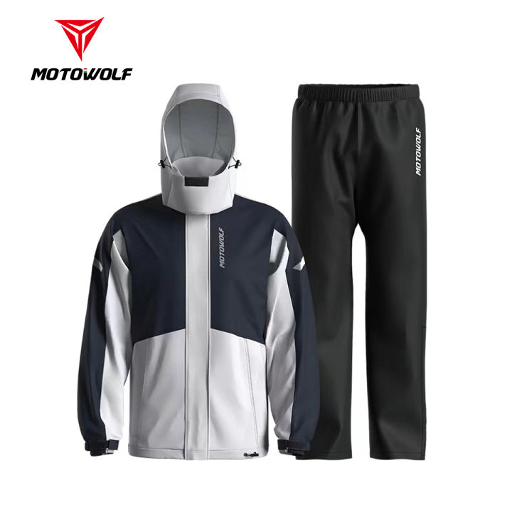 MOTOWOLF V5 Raincoat Jacket Pants (With Shoe Cover