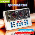 Siborie soundcard Q3 Mixer Bluetooth Audio USB Externa Sound Card Original Mendukung COD. 