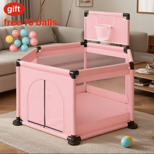 Foldable Playpen for Baby Play Fence Baby Playpen with Playground Playpen for Toddlers Kids
