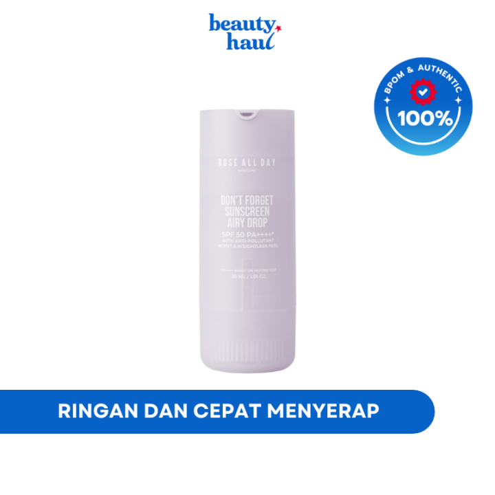 ROSE ALL DAY Don't Forget Sunscreen AIRY DROP SPF 50 PA ++++