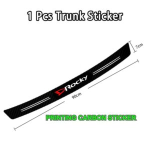 MODEL PRINT sillplate daihatsu rocky sill plat rocky cutting sticker karbon carbon 3d premium pelindung pijakan kaki