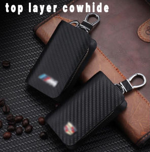 high quality carbon fiber leather for Land Rover key cover Remote key case with key holder fod Car Logo keychain Creative Alloy Metal Range Rover Range Rover Sport Discovery Defender 110 LR3 Defender 90 Freelander2 Discovery 4