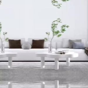 Nordic solid wood cloud tea table small family creative table designer home stay floating window（supplementary order needed）