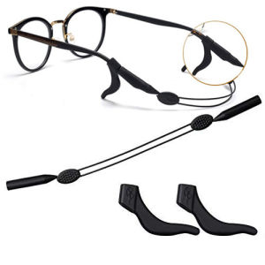 【2 Pack】Adjustable Glasses Strap With Anti-Slip Hook Universal Sports Eyewear Retainer String Holder