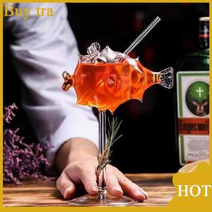 [Buytra] Sáng Tạo Cocktail thủy tinh gai hình con cá ly thủy tinh KTV hộp đêm tiệc uống cốc bạch tuộc hình con chim rượu cốc nước trái cây