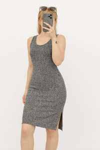 MICHI ELLY SANDO PLAIN SIMPLE DRESS FREESIZE FIT SMALL TO LARGE