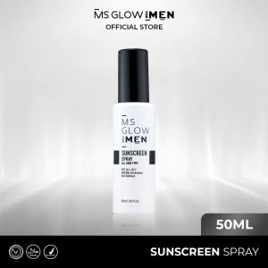 MS GLOW FOR MEN Sunscreen Spray - 50 ml | All Skin Type SPF 45++ | MS GLOW ORIGINAL
