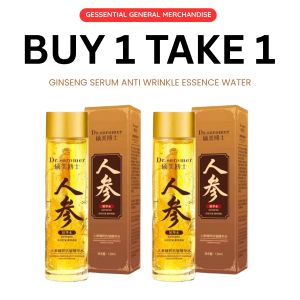 BUY 1 TAKE 1 Ginseng Serum Anti Wrinkle Serum Soothing and Tightness Essence Water Moisturizes Fades Fine Lines 120ml