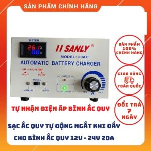 SAC ÁC QUY 12V--24V TỰ ĐỘNG  20A DONG TINH CHINH . XAC CƠ