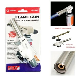 Đầu khò ga cầm tay mini Nhật Bản Cao Cấp Súng phun lửa nhiệt độ cao 1300 độ Kích thước 175x60 mm