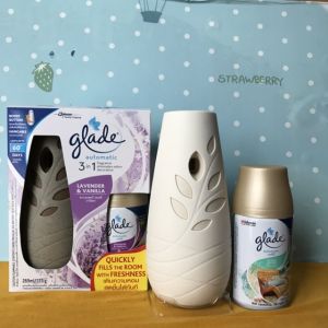 Máy xịt thơm phòng GLADE hẹn giờ tự động GLADE 3 in 1 Thái Lan