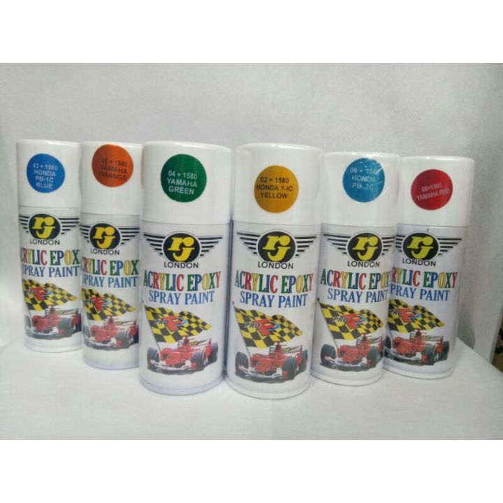 Pilok Pilox RJ london candytone merah biru candy tone orange candy hijau green candytone kuning 150cc