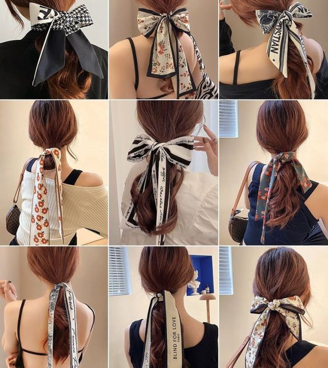 how to tie ribbon on purse