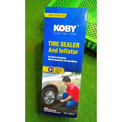 KOBY Tire Sealer and Inflator 600mL | Lazada PH