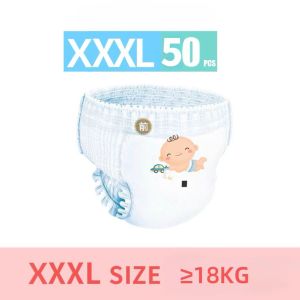 50pcs Baby Diaper Pull ups Pants M/L/XL/XXL/XXXL Korean Diaper