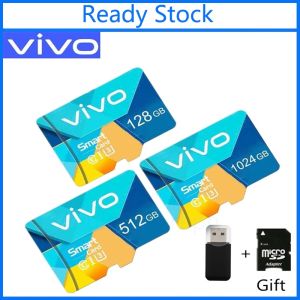🔥100%Original Product+FREE Shipping+Free Send adapter+card reader🔥2025 NEW Vivo High Speed Memory Micro 64GB 32GB 16GB SD Card XC Microsd Mobile Card C10 2TB 1TB 512GB 256GB 128GB