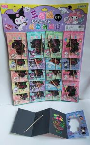 Scratch note rainbow sanrio colorfull