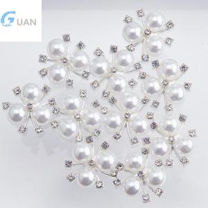 [COD] GUAN 10pcs DIY ดอกไม้ ปุ่มตกแต่งงานแต่งงานเย็บตกแต่งหัตถกรรม