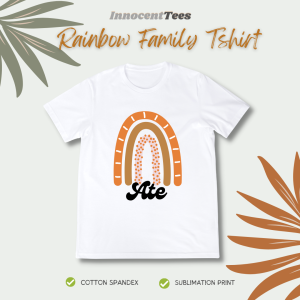 [INNOCENTTEES] RAINBOW FAMILY TSHIRT (Mama/Papa) II FAMILY TSHIRT II KIDS TO ADULT PLUSSIZE