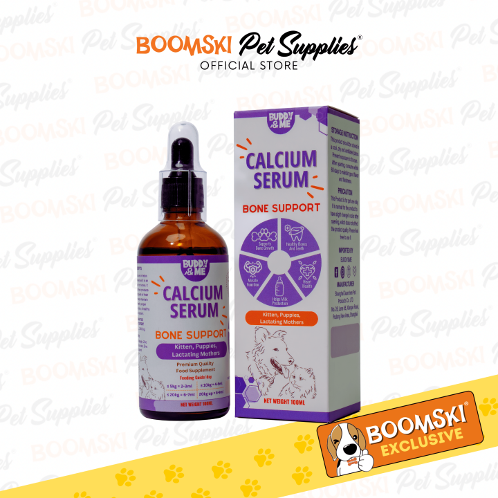 Buddy & Me Calcium Serum Bone Support 100ml Premium Quality Food