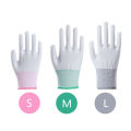 12คู่ ยกแพ็ค ถุงมือ PU เคลือบเต็มฝ่ามือ ถุงมือทำสวน Size S M L ถุงมือไนล่อนถุงมือผ้า ”ถุงมือผ้าไนล่อน(109บ./12 คู่).. 