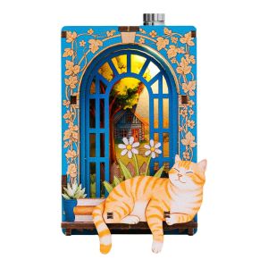 Fridge Magnet DIY Book Nook Kit 3D Puzzle Toy Dollhouse Shop AnimalHouse Furniture Creative Assembly Model Decoration2026