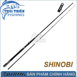 Cần Câu Lure Daiwa Shinobi 2m1–3m0 Chính Hãng – Blank Carbon Khoen Chống Xoắn Độ Nhạy Cao