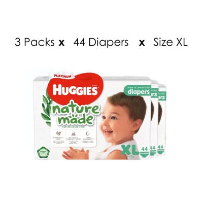 Huggies Platinum Naturemade Tape Diapers