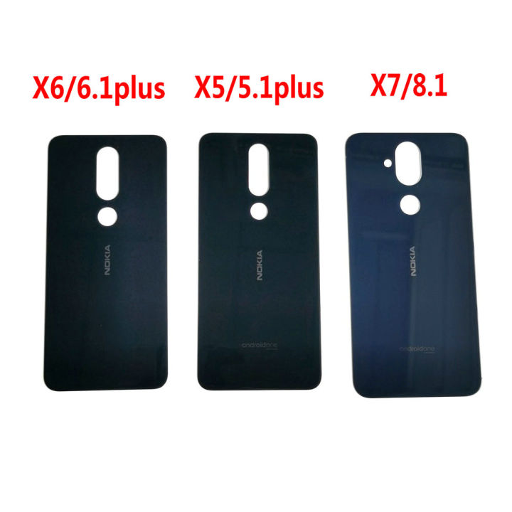 For Nokia Plus X5 X7 Back Cover Door Rear Housing Case Glass Panel  For Nokia Plus X6 2018 Battery Cover Replacement Lazada PH