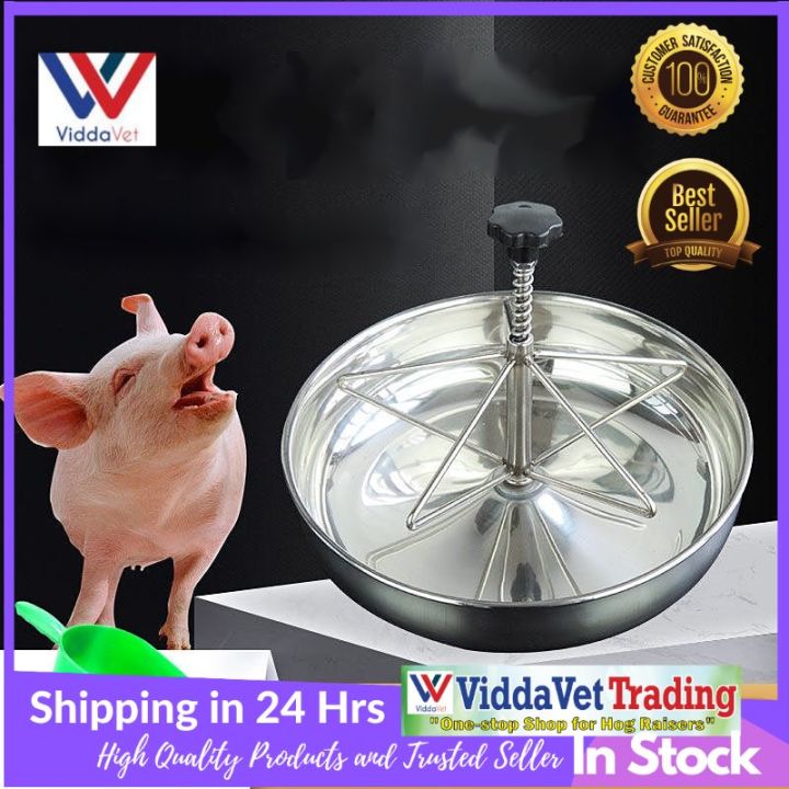 Piglet Creep Feeder stainless Feeder Rust-proof Large Capacity Stainless Steel Lamb Piglet Feeding Trough Livestock Supplies Piglet Creep Feeder Suckling Piglet Weanling Piglets