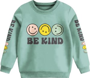 Sweater Anak Desain Terbaru Motif Be Kind Laki laki Perempuan 1-10 Tahun