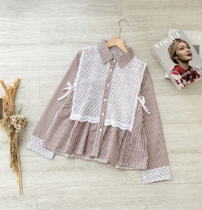 Blouse Salur Kombinasi Brukat By Melg4 B