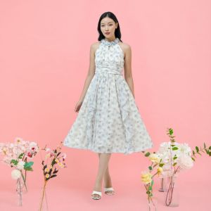 Alicia Couture - Ready Stock - Edelyn Vintage Dress - Dress Wanita Korean Style