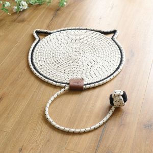 Sisal Cat Scratch Pad Double Sided - Usable Cat Scratch Mat Cat Sleeping Mat Washable Cat Scratch Board Toy Pet Sleep Mat