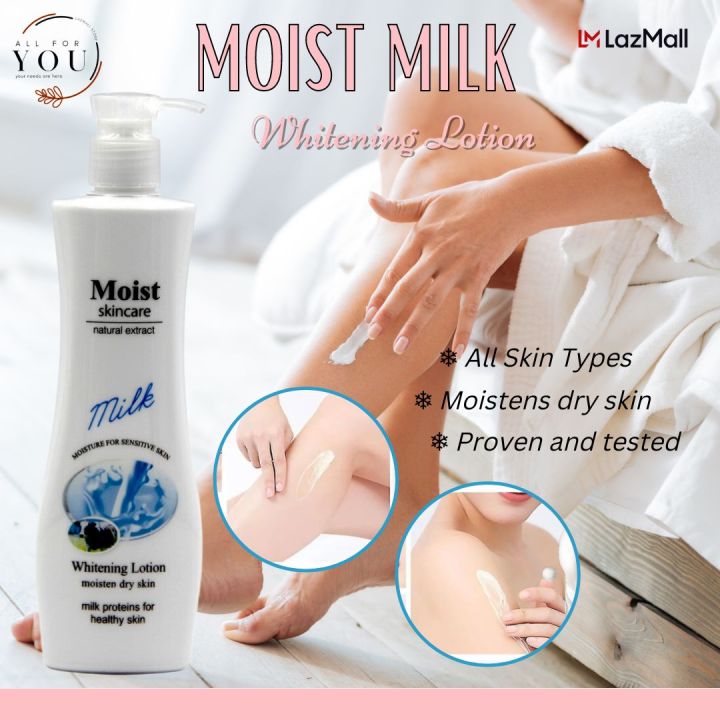 Moist Milk Whitening Lotion Moisturizing Skin Nourishing Skin