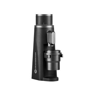STARSEEKER EDGE Electric Coffee Grinder Aluminum Automatic Coffee Bean Grinder for French Press Drip Coffee and Espresso Removable Fineness Adjustment Magnetic Suction Port with Cup (Black)