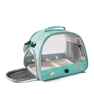Travel Use Bird Cage Travel Cage Durable Shoulder Bag For Parrots Conures Budgies With Comfortable Stand Large Size