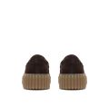 Clarks รุ่น TORHILL BOAT สี DARK BROWN SUEDEรองเท้าหนังกลับ  ทรง LOAFER (รองเท้าลอฟเฟอร์) คุณภาพดี ใส่สบาย. 