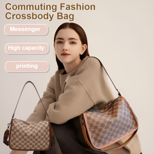 【Hot】Fashionable And Trendy Crossbody Bag Large-capacity Genuine Leather Shoulder Bag Versatile Handbag