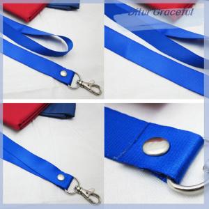 Ditur Neck Strap Lanyard Safety Breakaway For ID Name Badge Holder Keys Metal Clip SL