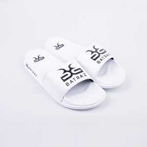 Sandal Pria Dewasa slop Karet 100 % Original 39-43 Putih Nyaman Keren Kece Cakep Murah