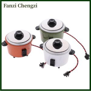 Fanzi 1Pc 1:12 Dollhouse Miniature Rice Cooker Kitchen Accessories Decoration Toy
