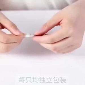 【Ship in 24H】Ship 24H 100PCS Iodine Cotton Swab Swab Cotton Buds Portable Double Head Disinfectant Iodine Stick For Home 碘伏棉签