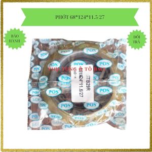 Phớt chắn dầu cầu. Thông số 68x124x11.5/27 2 tầng