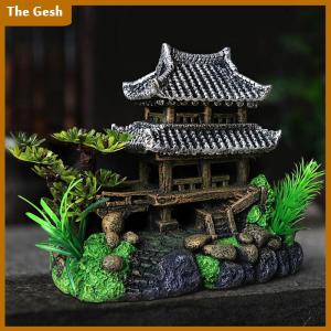 [The Gesh] Mô phỏng trang trí bể cá trang trí nhựa trang trí bể cá cảnh quan mô hình nhà Bể cá trang trí bể cá