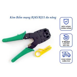 Kềm bấm mạng Xanh đa năng Rj45 Kềm bấm đầu dây mạng Rj45 cao cấp Kìm bấm mạng mẫu mớitiện dụng đa năng