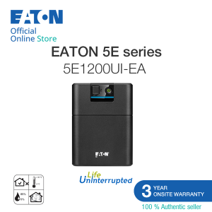 Eaton 5E1200UI-EA Gen2 UPS USB IEC 1200 VA 660 W Input: C14 Outputs: (6) C13 Tower