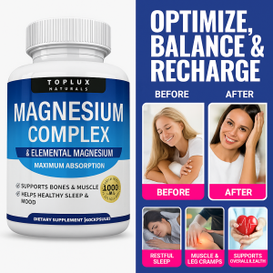 Functional Suppl Glycinate Mg Capsules Dietary